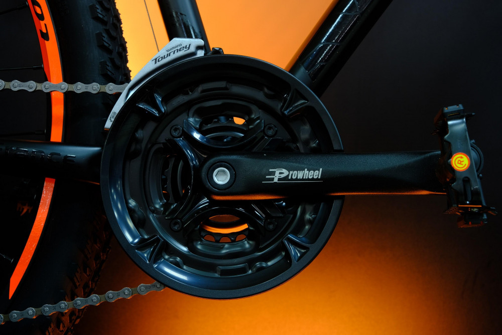 Lorak 6.0 Матовый Чёрный/Оранжевый рама 21 (на рост 183-190)